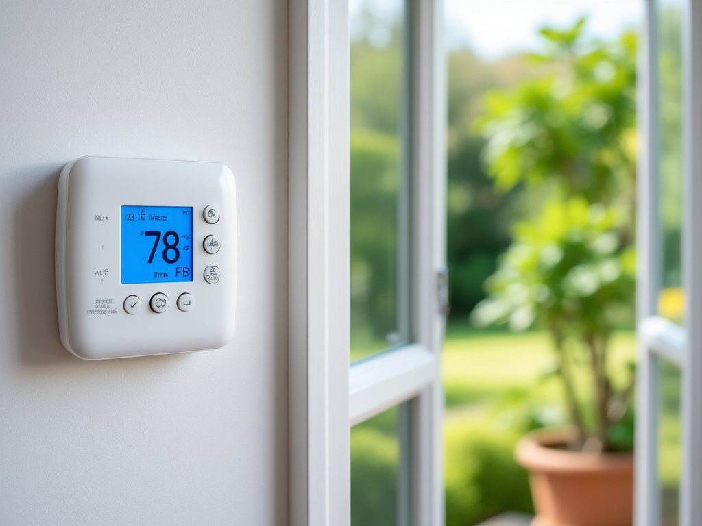 Thermostat digital mural de chauffage