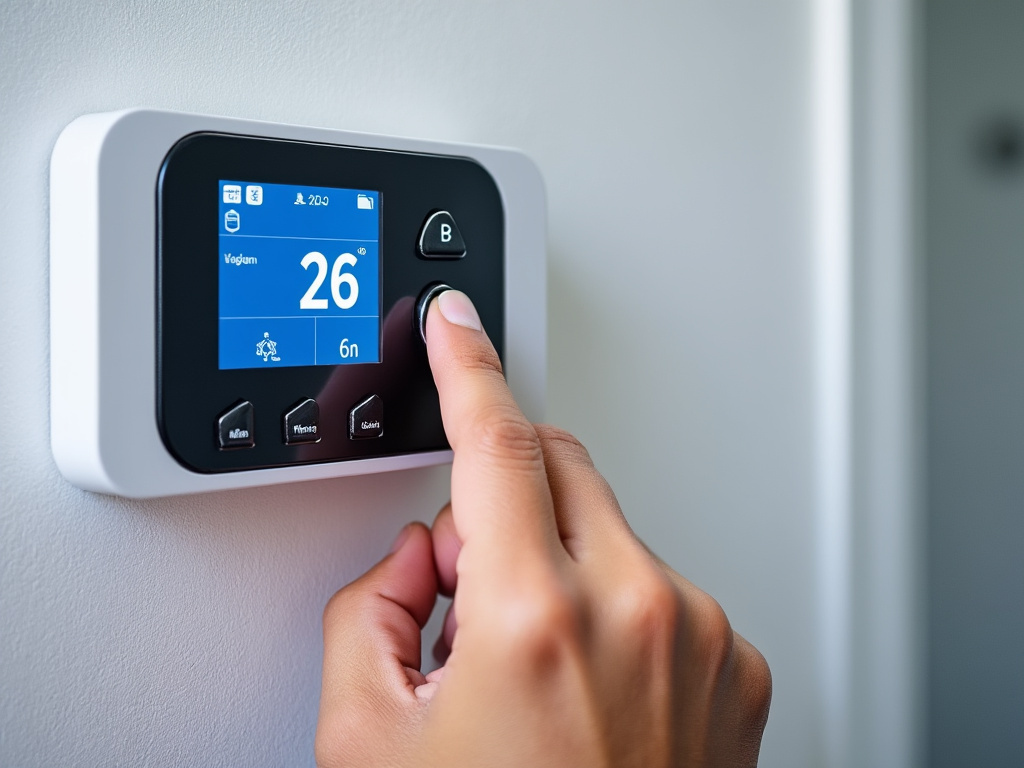 Thermostat de climatisation réglé à 26°C