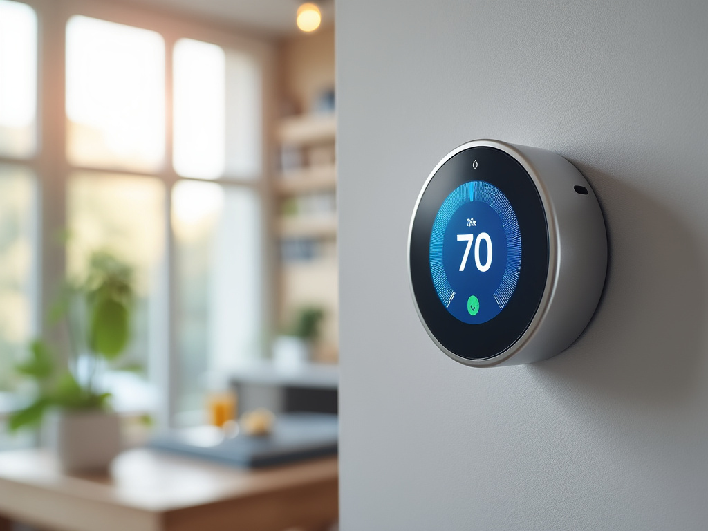 Thermostat mural numérique