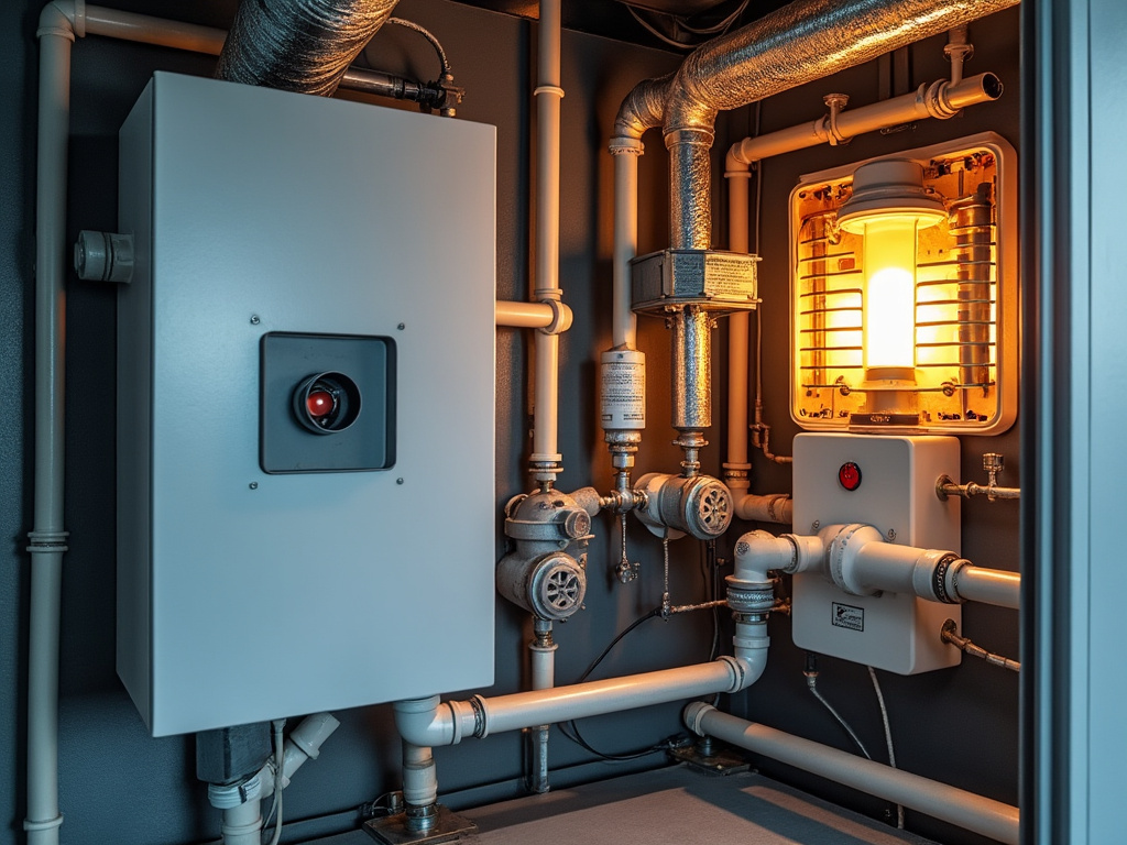 Module hydraulique intérieur pompe à chaleur air/eau avec tuyauteries et vannes