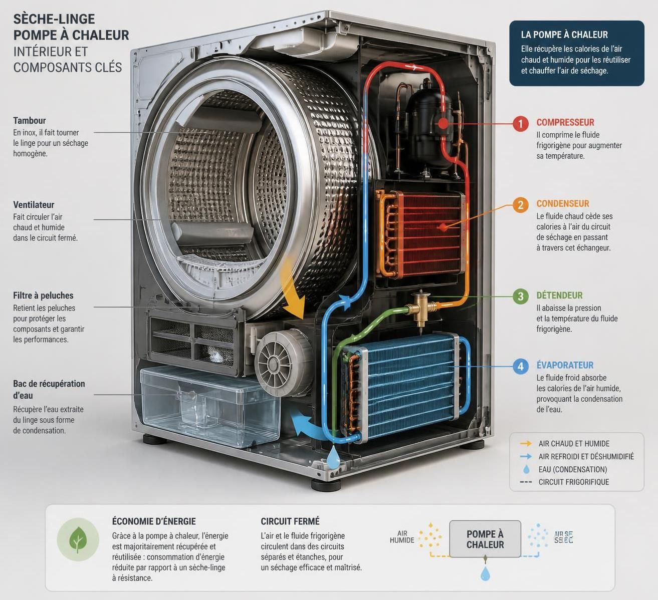 découvrez comment choisir un sèche-linge à pompe à chaleur pour réduire votre consommation énergétique tout en préservant vos vêtements. conseils et critères essentiels pour un achat performant et économique.