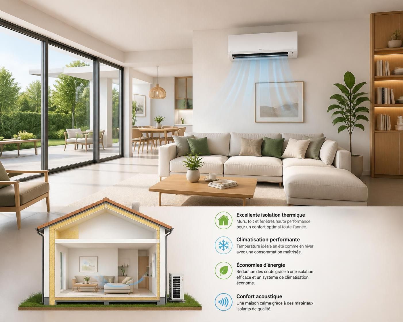 découvrez des astuces efficaces pour réduire la consommation de climatisation dans une maison de 100 m² et optimiser votre confort tout en économisant de l'énergie.