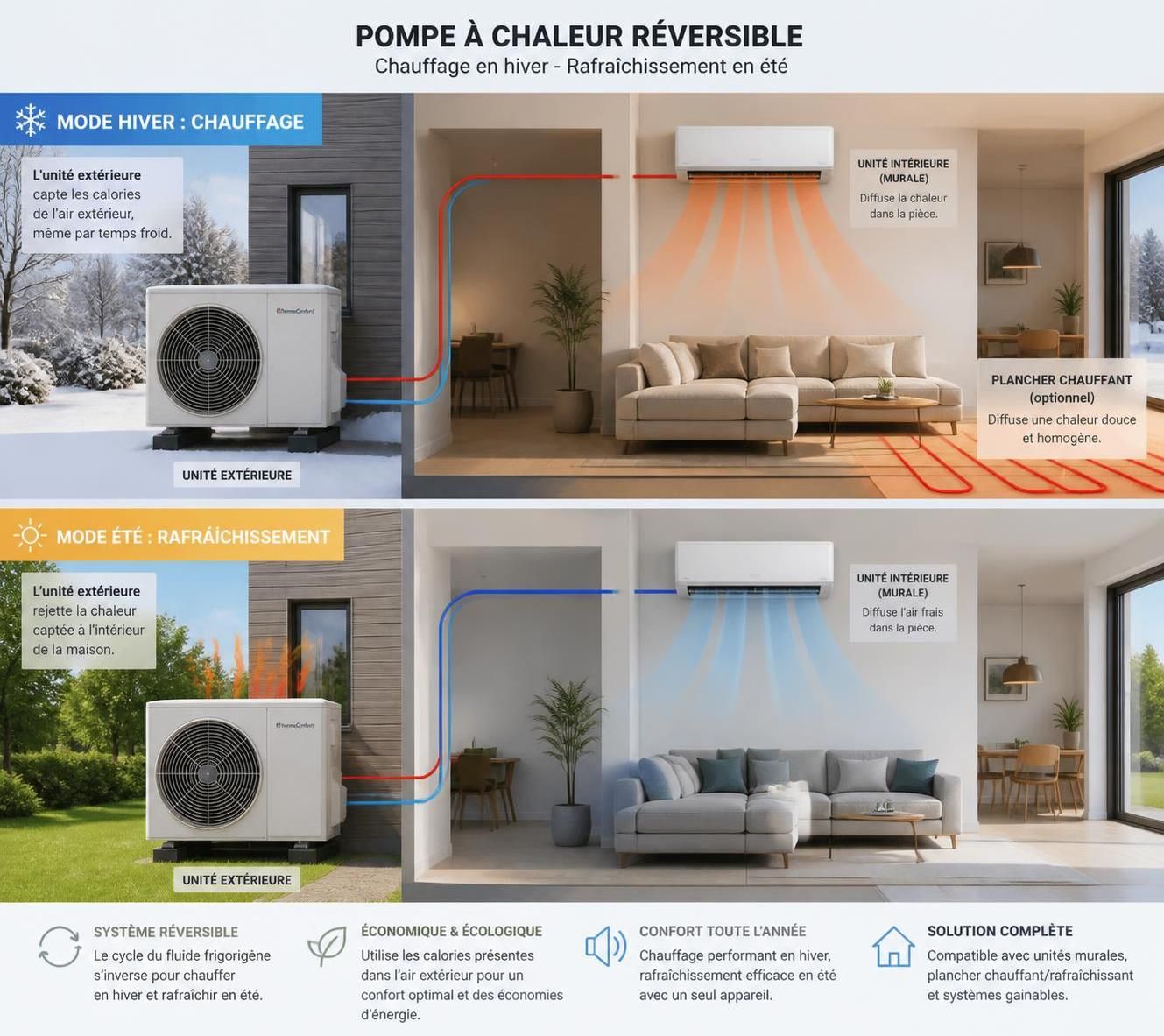 découvrez comment le rendement d'une pompe à chaleur influence vos économies d'énergie et apprenez à optimiser son usage pour réduire vos factures.