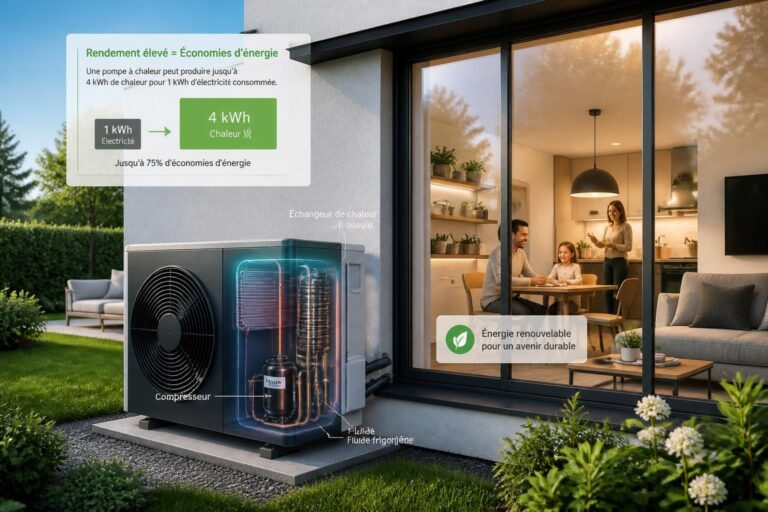découvrez comment le rendement d'une pompe à chaleur influence vos économies d'énergie et apprenez à optimiser son efficacité pour réduire vos factures.