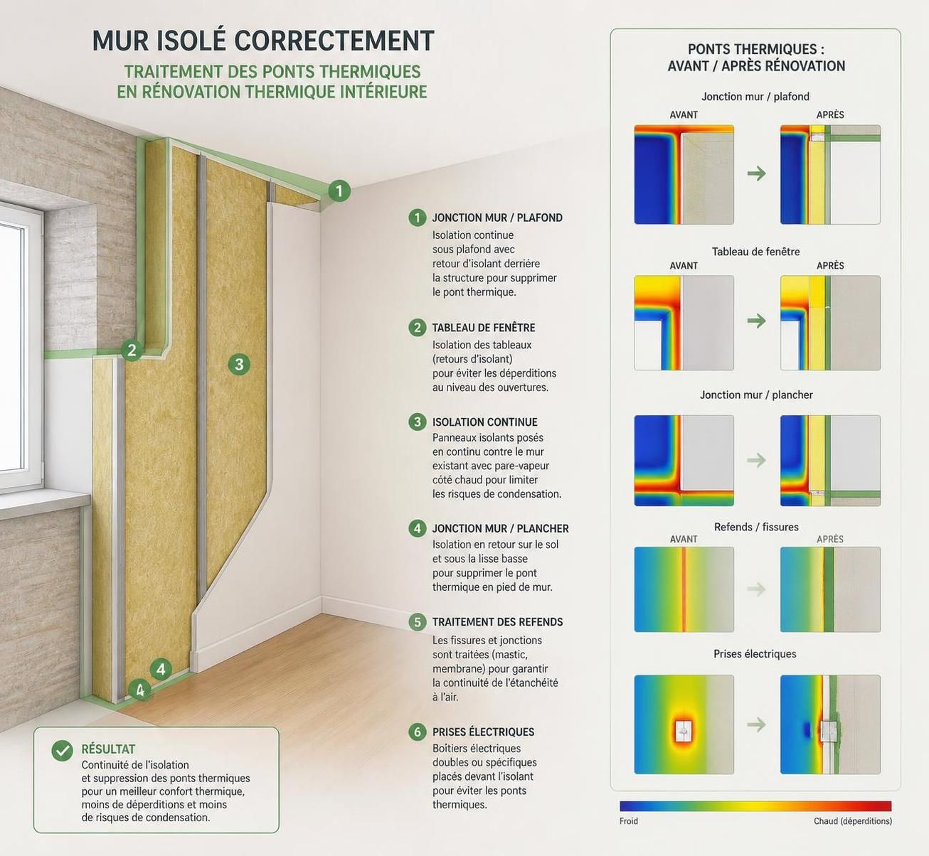 découvrez des astuces efficaces pour l'isolation thermique des murs intérieurs afin d'améliorer votre confort et réduire vos factures d'énergie.