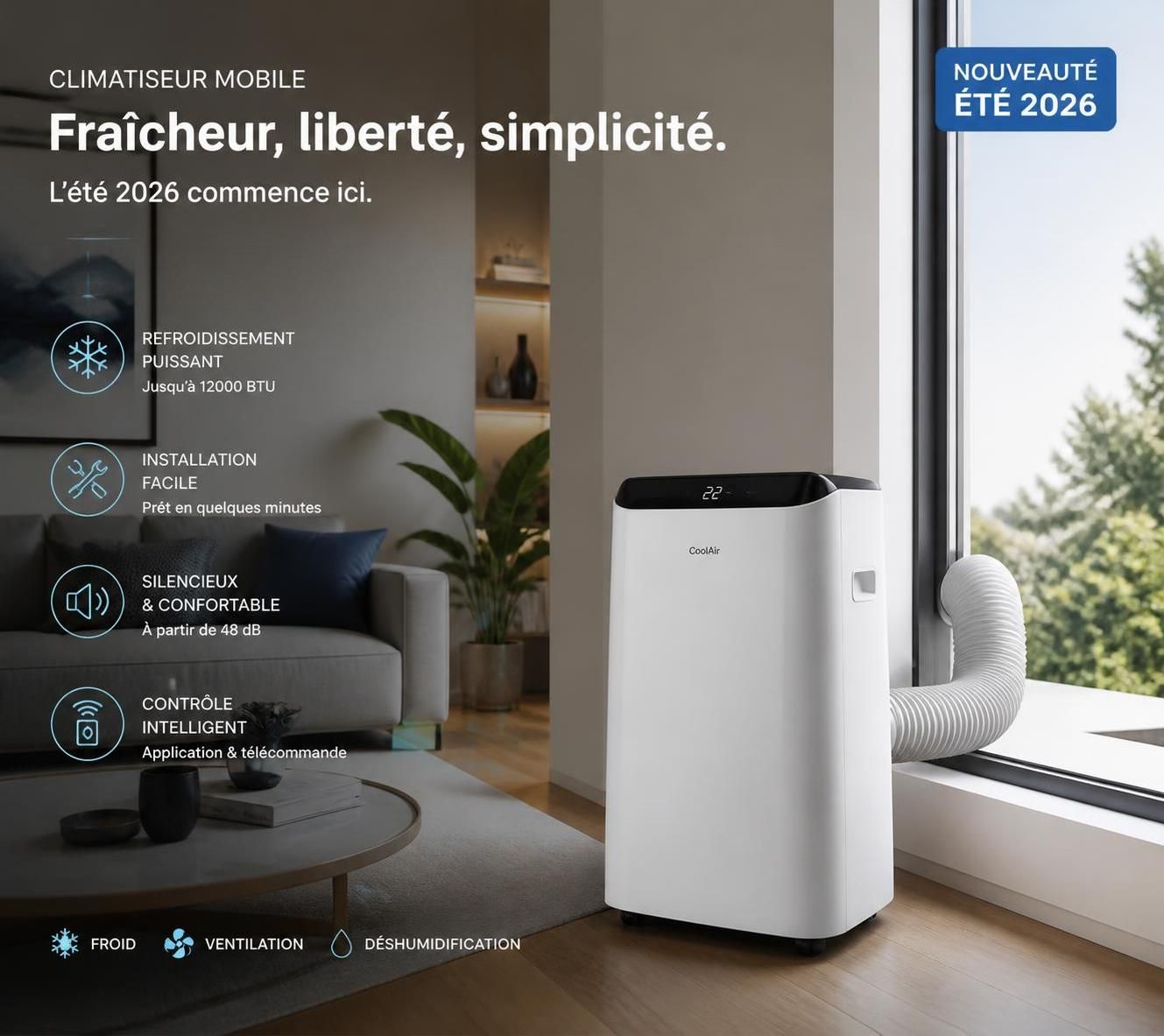 découvrez notre guide complet pour choisir le meilleur climatiseur mobile en 2026, alliant performance, efficacité énergétique et design adapté à vos besoins.