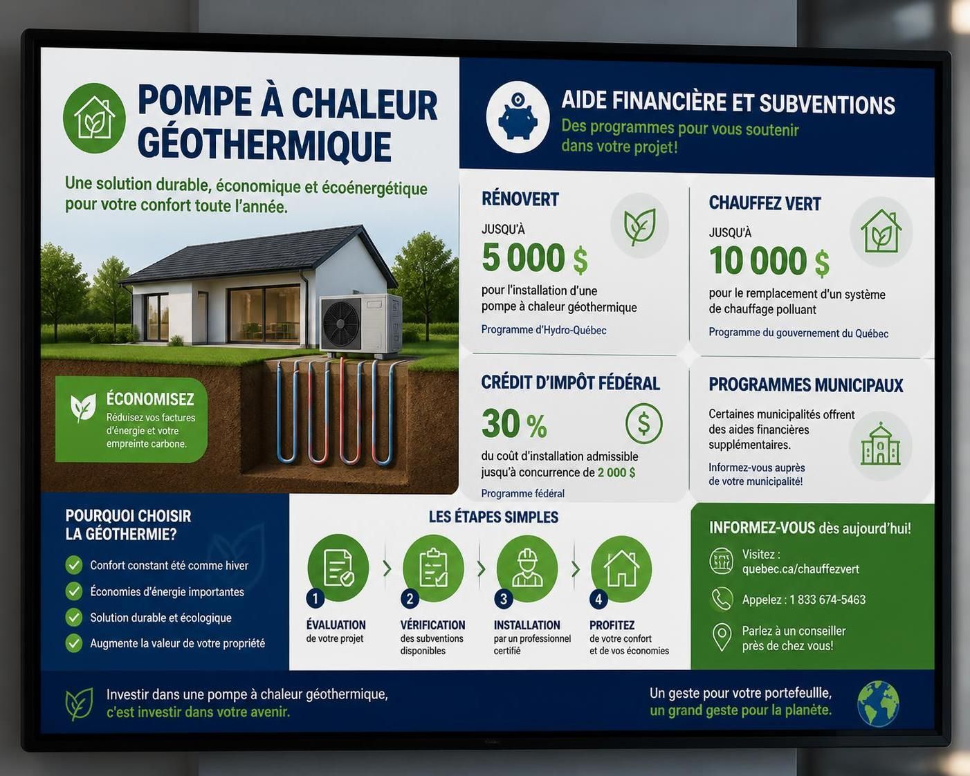découvrez le prix actuel d'une pompe à chaleur géothermique en 2026, ses avantages économiques et les facteurs influençant son coût pour bien préparer votre investissement énergétique.