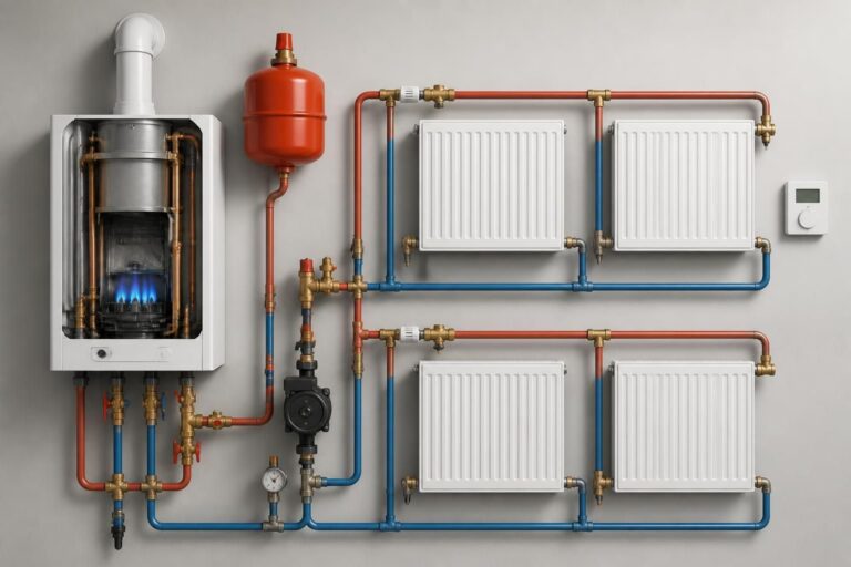 découvrez un guide clair et détaillé pour comprendre le fonctionnement d'un circuit de chauffage central grâce à un schéma explicatif, étape par étape.