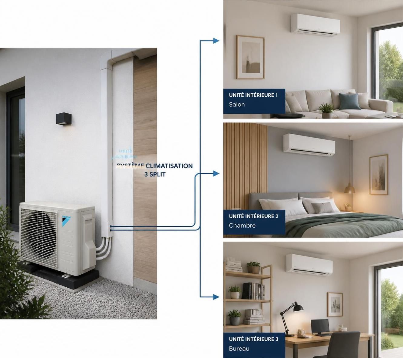 découvrez comment choisir le système de climatisation 3 split idéal pour votre logement, alliant confort, efficacité énergétique et installation adaptée à vos besoins.