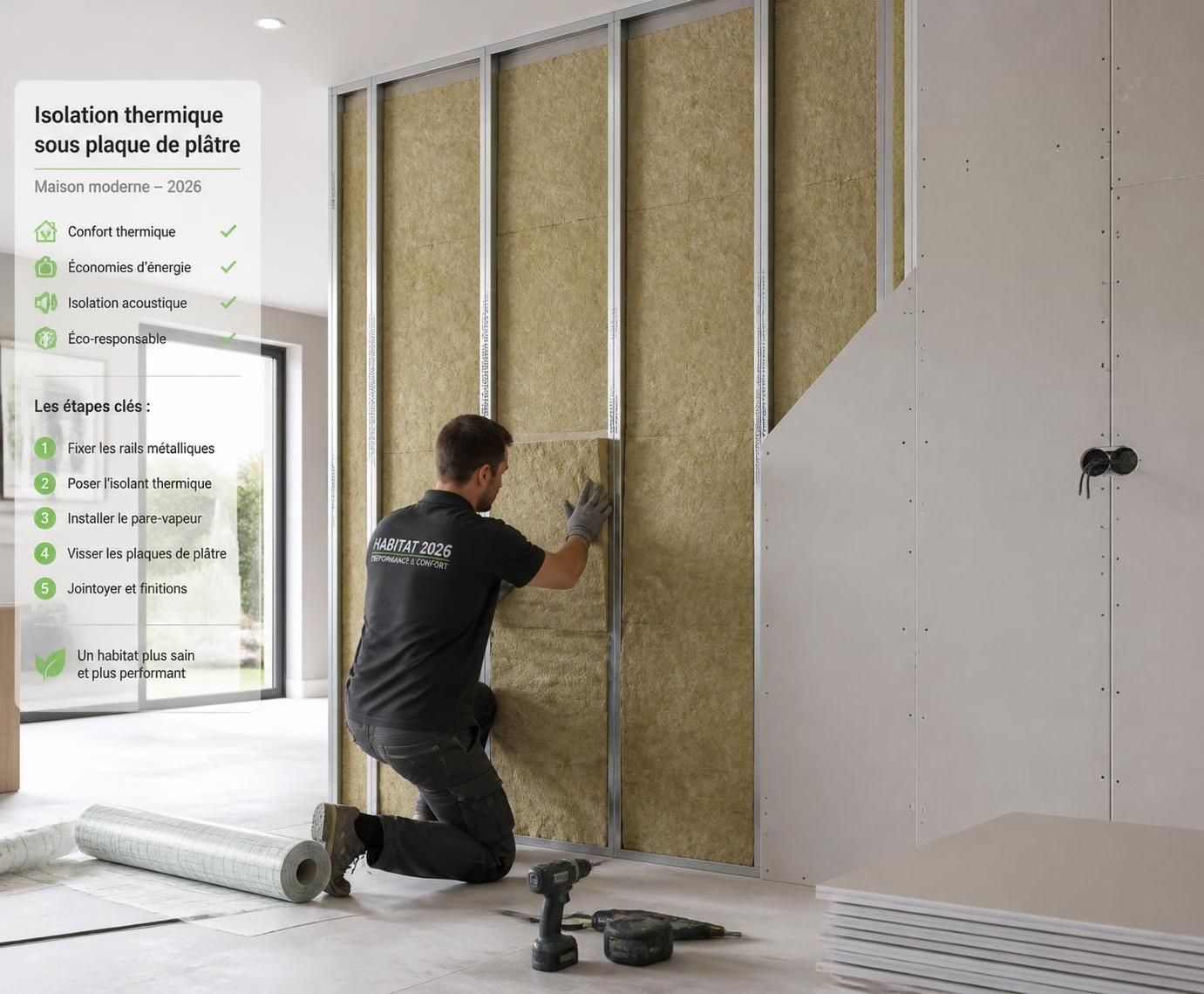 découvrez comment améliorer efficacement l'isolation thermique de votre intérieur avec le placoplatre en 2026 grâce à nos conseils pratiques et innovations récentes.