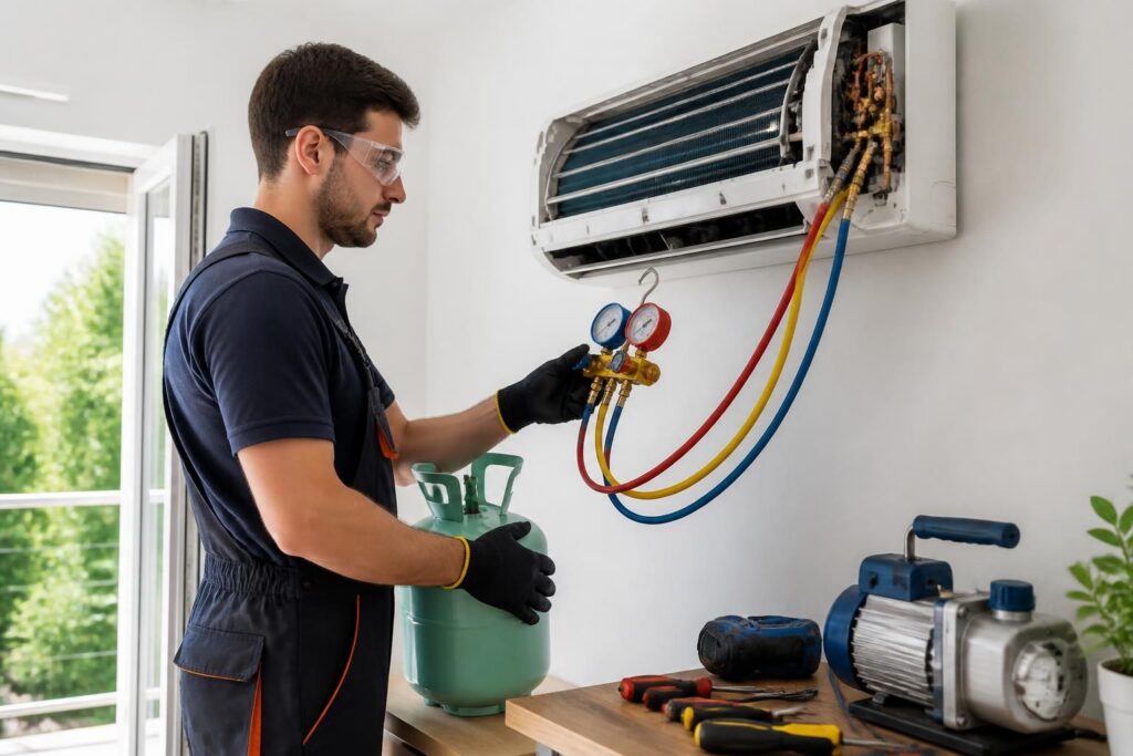 apprenez comment recharger facilement et efficacement la climatisation de votre maison pour un air frais et confortable toute l'année.