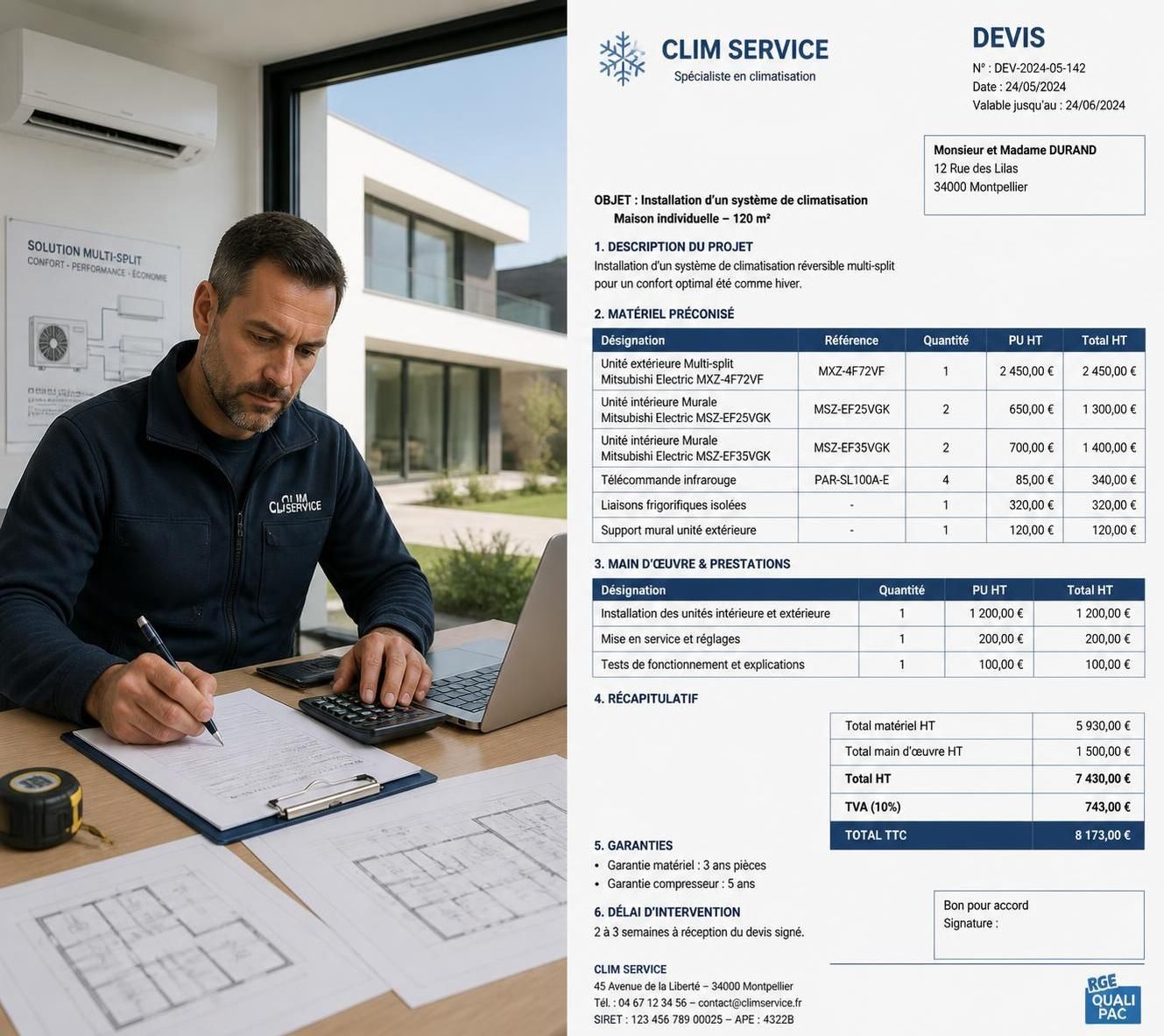 découvrez comment obtenir un devis clair et précis pour l'installation de votre climatisation. nos conseils pour une estimation fiable et adaptée à vos besoins.