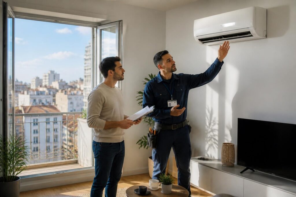 découvrez les règles légales sur l'installation de climatisation pour les locataires et les étapes à suivre pour l'installation conforme et sécurisée.
