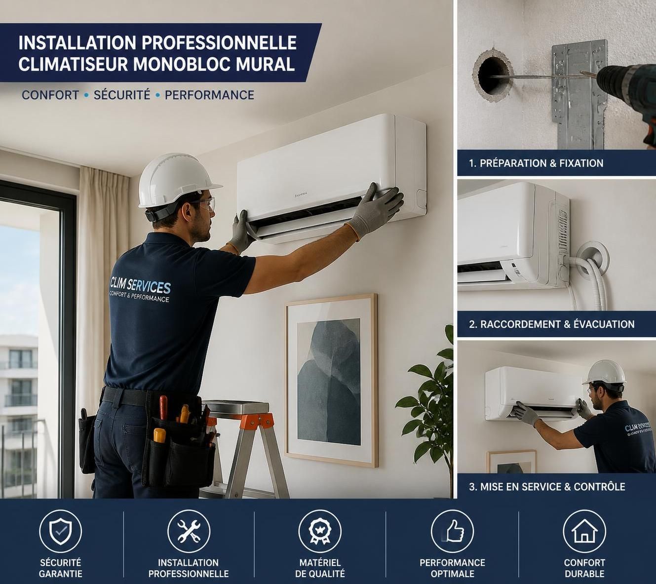 découvrez tout ce qu'il faut savoir sur la climatisation monobloc murale, ses avantages et les étapes clés pour une installation réussie.