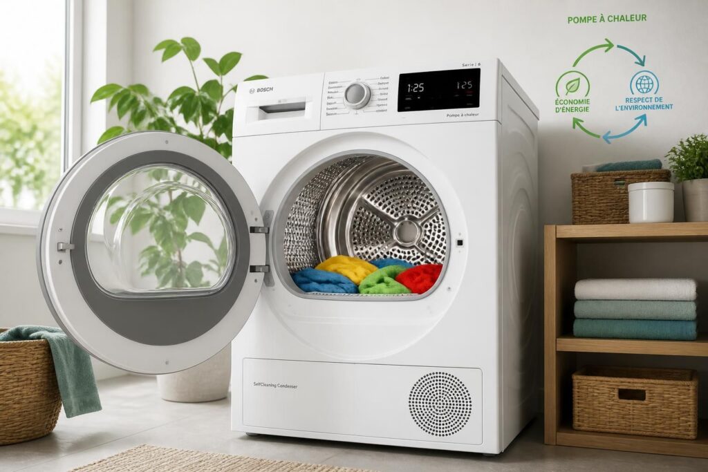 découvrez le fonctionnement et les avantages du sèche-linge bosch à pompe à chaleur, une solution écoénergétique pour un séchage efficace et respectueux de l'environnement.