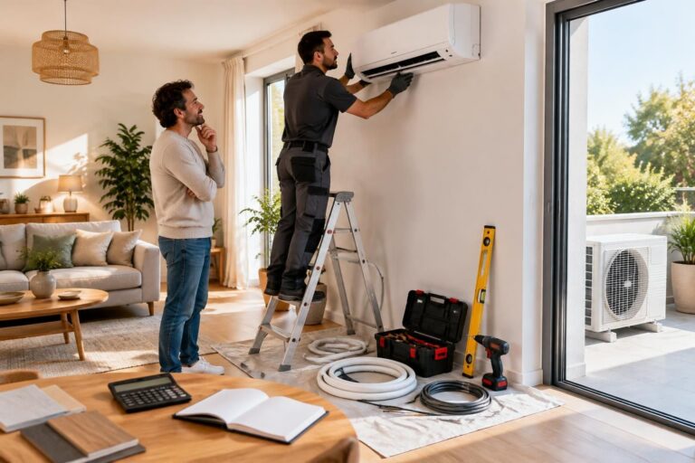 découvrez les étapes d’installation d’une climatisation, les coûts à prévoir et nos conseils pour choisir un professionnel et optimiser votre confort.