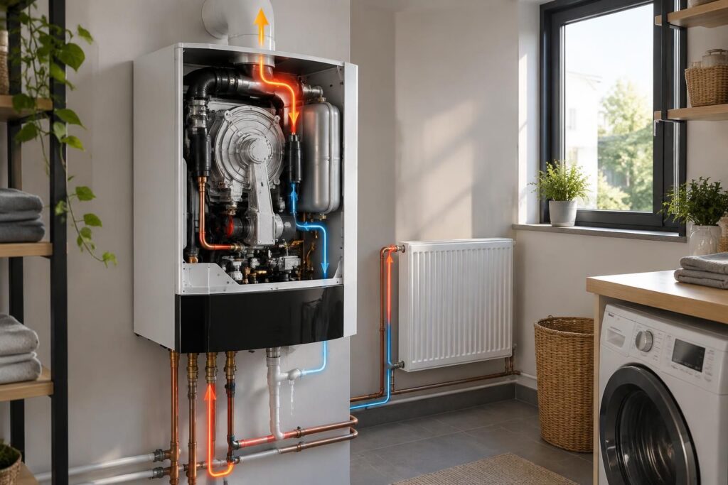 découvrez le fonctionnement d’une chaudière à condensation au gaz, ses avantages et les critères essentiels pour bien choisir votre modèle.