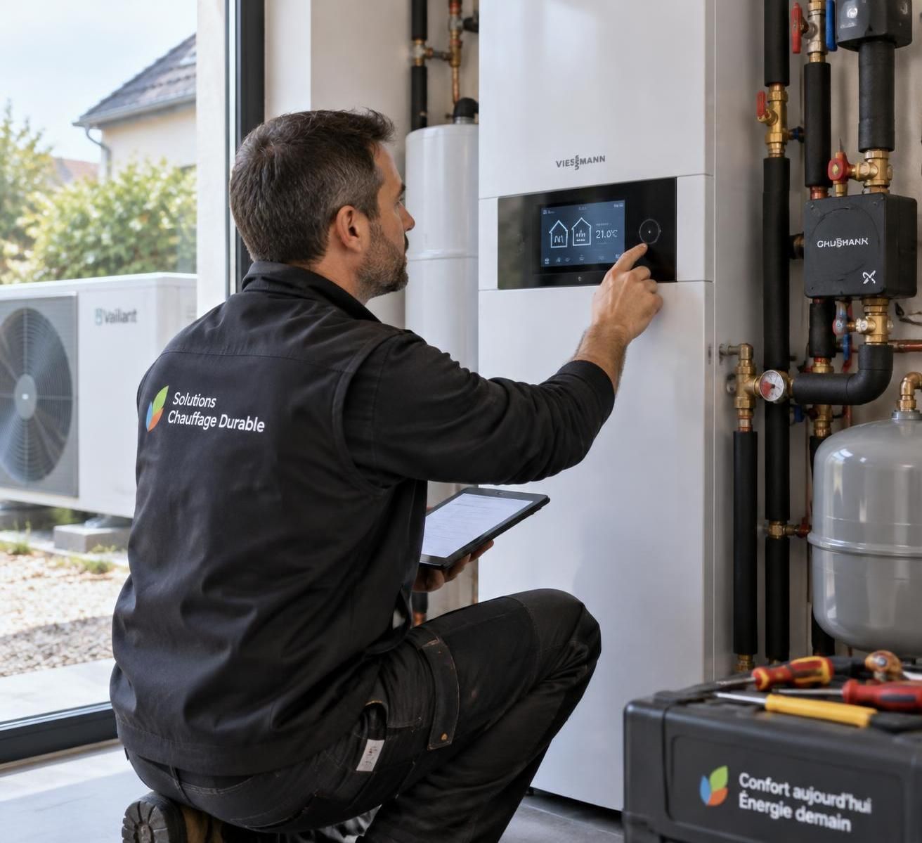 votre chauffagiste spécialisé en pompe à chaleur assure l’installation, l’entretien et le dépannage pour un confort optimal toute l’année.