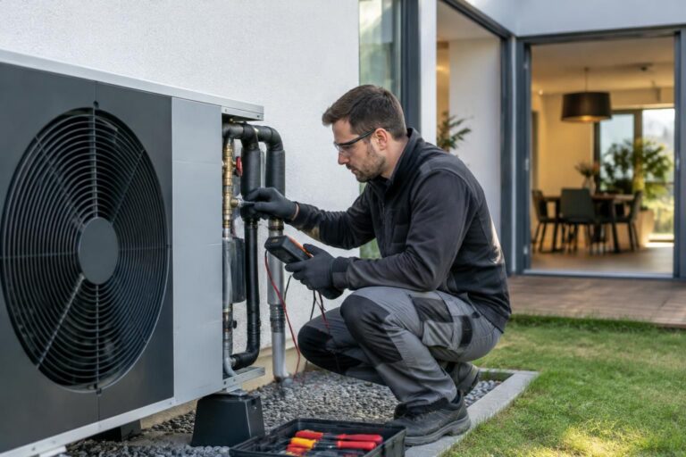faites appel à un chauffagiste spécialisé en pompe à chaleur pour l’installation, l’entretien et le dépannage de votre équipement.