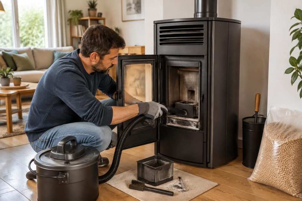 découvrez comment nettoyer et entretenir votre poêle à granulés pour préserver ses performances, assurer son bon fonctionnement et prolonger sa durée de vie.