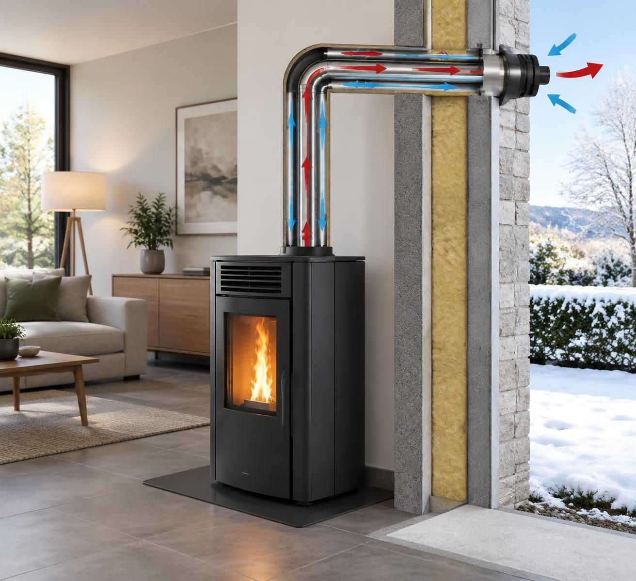 découvrez comment fonctionne un poêle à granulés sans conduit, les conditions d’installation, ses limites et les alternatives pour chauffer votre logement.