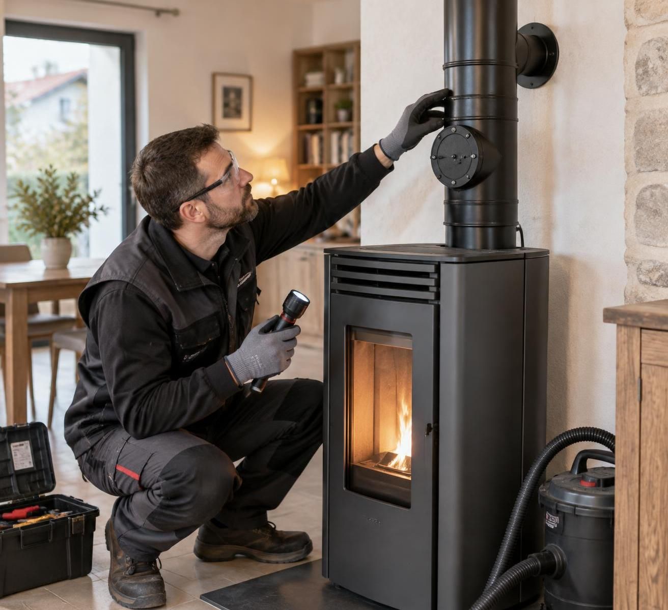 découvrez comment fonctionne un poêle à granulés sans conduit, les solutions d’installation possibles et les alternatives pour chauffer votre logement.