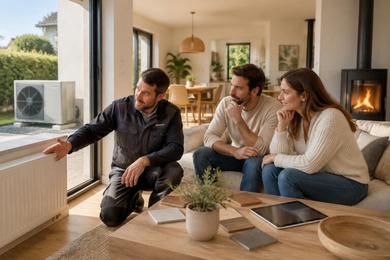 découvrez quel chauffage choisir pour une maison de 100 m² selon votre budget, votre isolation et vos besoins : pompe à chaleur, chaudière ou poêle.