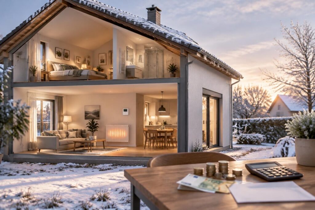 découvrez le prix moyen du chauffage pour une maison de 100 m² en 2026 : coûts selon l’énergie, l’isolation et le système choisi, avec des conseils pour réduire la facture.